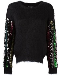 Emporio Armani Sequinned Longsleeved Sweater