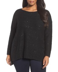 NYDJ Plus Size Sequin Sweater