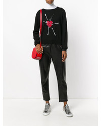 Markus Lupfer Sequin Heart And Arrow Sweater