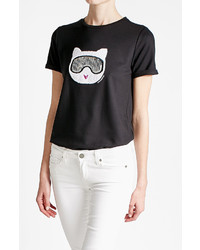 Karl Lagerfeld T Shirt With Patch