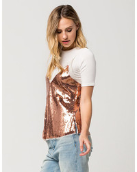 Free People Sassy In Sequins Cami