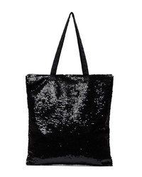Ashish Black Emotional Baggage Sequin Tote Bag