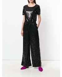 P.A.R.O.S.H. Flared Sequin Trousers