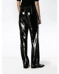 MSGM Sequinned Wide Leg Trousers