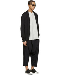 Attachment Black Kimono Cardigan