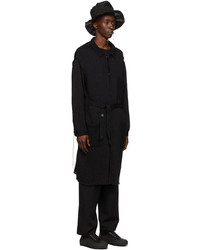 Yohji Yamamoto Black Long Cardigan