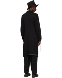 Yohji Yamamoto Black Long Cardigan