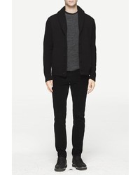 Rag and Bone Curtis Shawl Cardigan Black