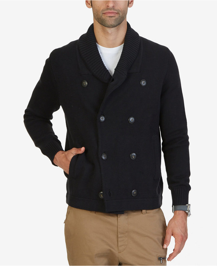 Nautica Double Breasted Cardigan, $198 | Macy's | Lookastic