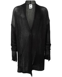 Lost Found Rooms Shawl Lapel Ribbed Cardigan