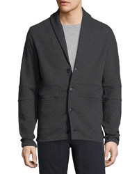 Billy Reid Shawl Collar Basketweave Cotton Cardigan Jacket