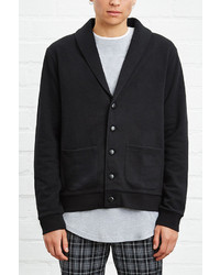 Forever 21 Shawl Collar Buttoned Cardigan