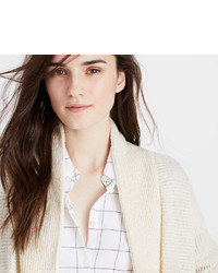 Madewell Shawl Collar Crop Cardigan Sweater