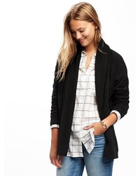 Old Navy Shawl Collar Open Front Cardi For