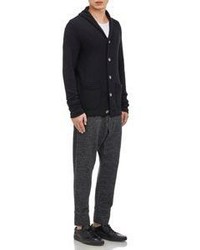 Vroom X Barneys French Terry Cardigan Black