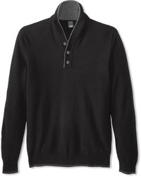 Cullen Quarter Placket Cashmere Sweater