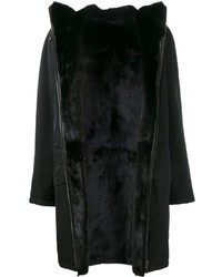 Army Yves Salomon Mink And Lamb Fur Lined Coat