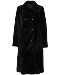 Drome Shearling Leather Reversible Coat