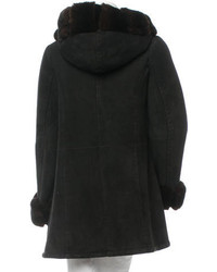 Fur Trimmed Coat