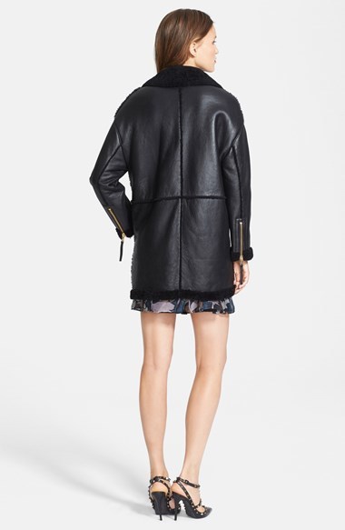 RED Valentino Genuine Shearling Coat, $2,995 | Nordstrom | Lookastic