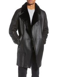 KARL LAGERFELD PARIS Genuine Shearling Leather Jacket