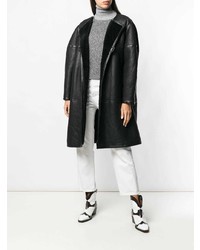 Isabel Marant Oversized Boxy Fit Shearling Coat
