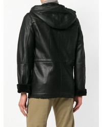 Yves Salomon Homme Reversible Hooded Shearling Jacket