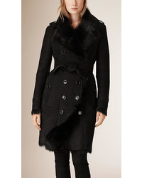 Burberry Shearling Trench Coat, $3,295 | Burberry | Lookastic
