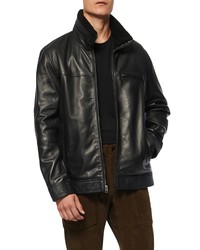 Andrew Marc Andrew Mark Lambskin Leather Jacket