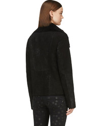 Avelon Black Shearling Versatile Jacket