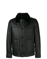 Theory Buttoned Shearling Jacket