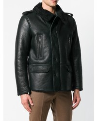 Etro Fur Lined Leather Jacket