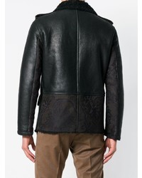 Etro Fur Lined Leather Jacket