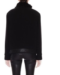 Helmut Lang Inclusion Fur Collar Jacket