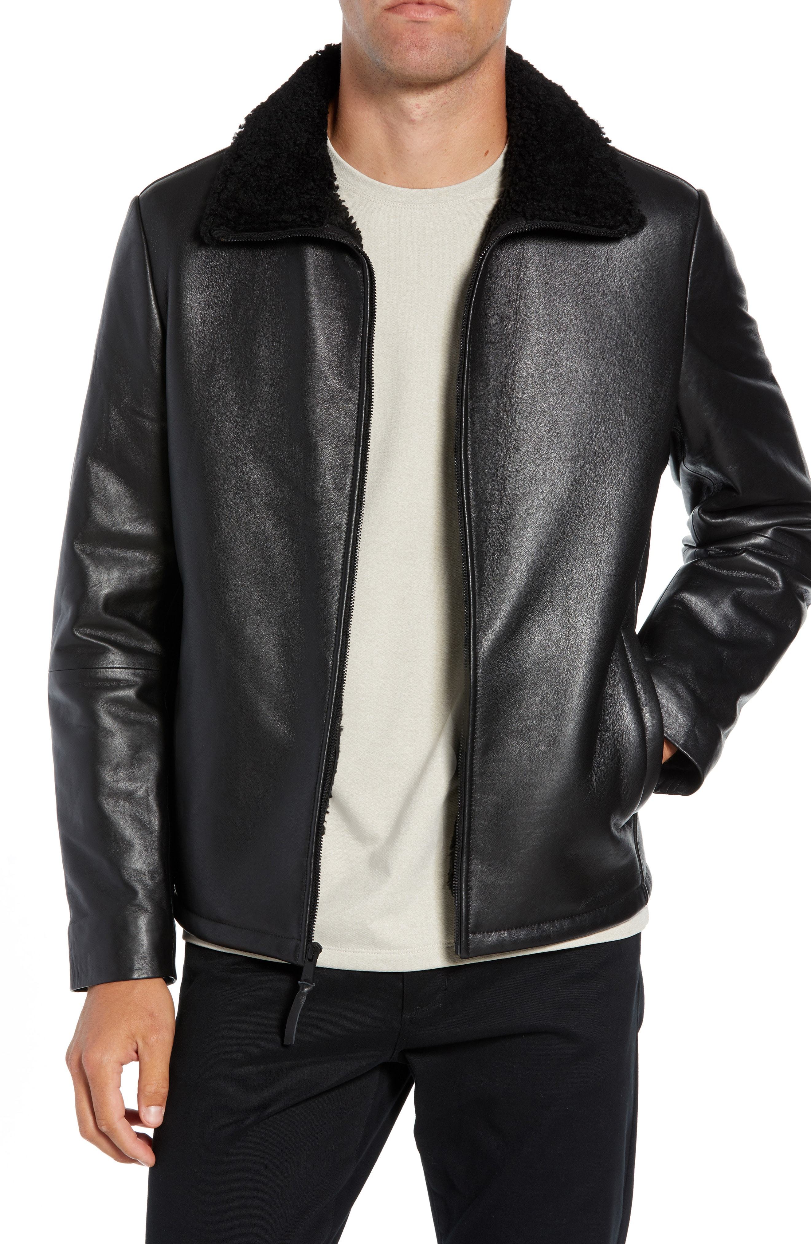 Calibrate Leather Jacket With Genuine 