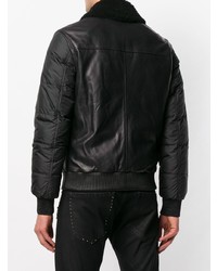 Philipp Plein Leather Padded Jacket