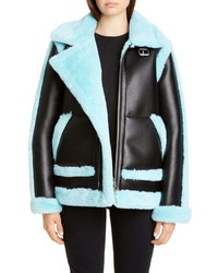 Stand Studio Lindsey Faux Shearling Aviator Jacket
