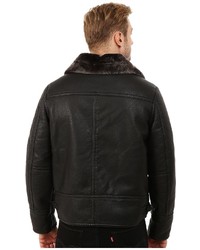 Andrew Marc Marc New York By Kane Faux Shearling Aviator Jacket