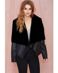 Nasty Gal Glamorous Jules Faux Fur Jacket