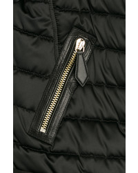 Burberry Quilted Jacket With Faux Shearling Collar