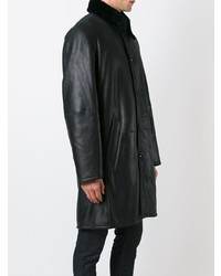 Liska Shearling Coat Black