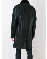 Liska Shearling Coat Black