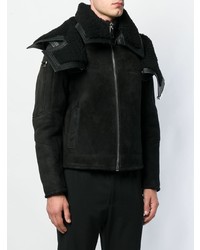 Les Hommes Structured Shearling Jacket