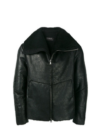 Transit Zip Up Leather Jacket