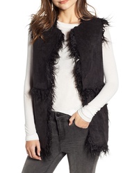 Cupcakes And Cashmere Reversible Faux Shearling Vest