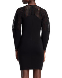 Stella McCartney Basketweave Sleeve Dress Black
