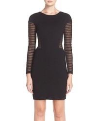 French Connection Bette Mesh Inset Jersey Sheath Dress