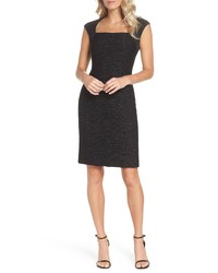 Eliza J Cap Sleeve Sheath Dress