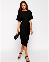 Asos Collection Wiggle Dress With Split Front