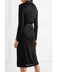 Diane von Furstenberg Cybil Jersey Wrap Dress Black